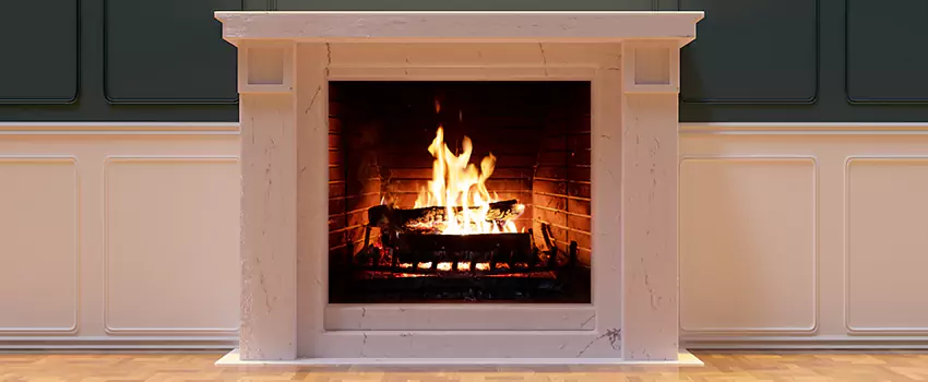Decorative Electric Fireplace Installation in Hudson, Massachusetts