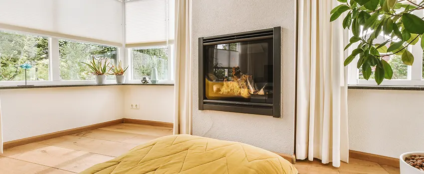 Residential Fireplace Ceramic Glass Installation in Hudson, MA