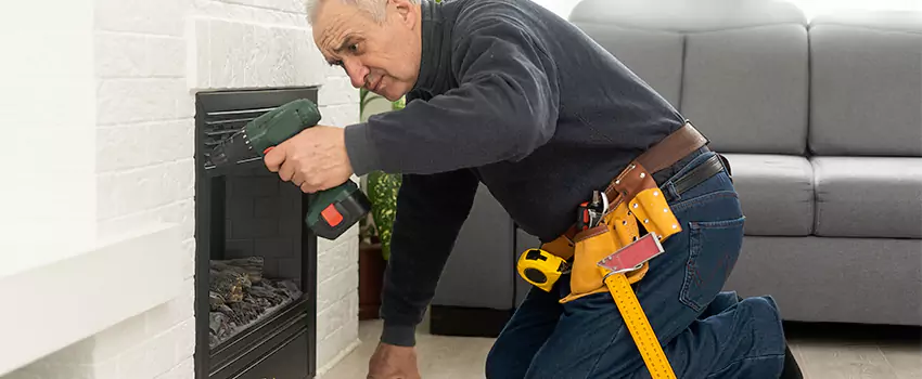 New Indoor Fireplace Installation in Hudson, Massachusetts
