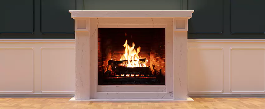 Open Flame Wood-Burning Fireplace Installation Services in Hudson, Massachusetts