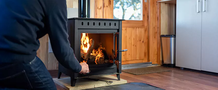 Open Hearth Wood Fireplace Installation in Hudson, MA