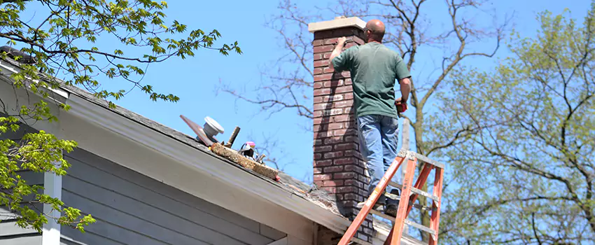 Vinyl and PVC Chimney Flashing Installation in Hudson, MA