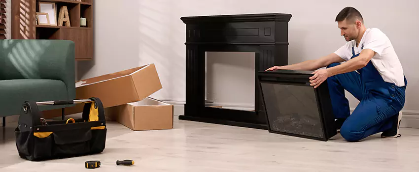 Old Rusted Metal Fireplace Repair And Replacement in Hudson, MA